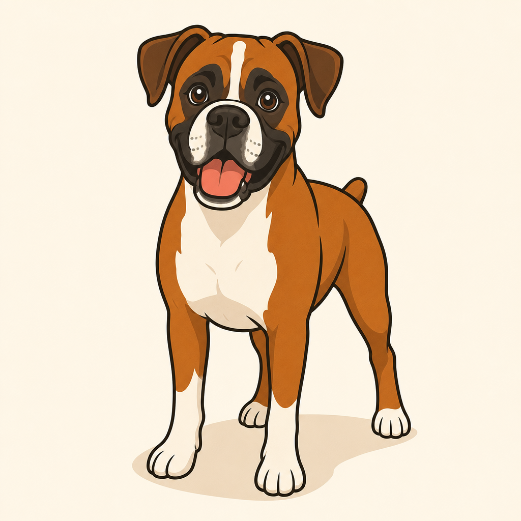 Illustration of a Boxer