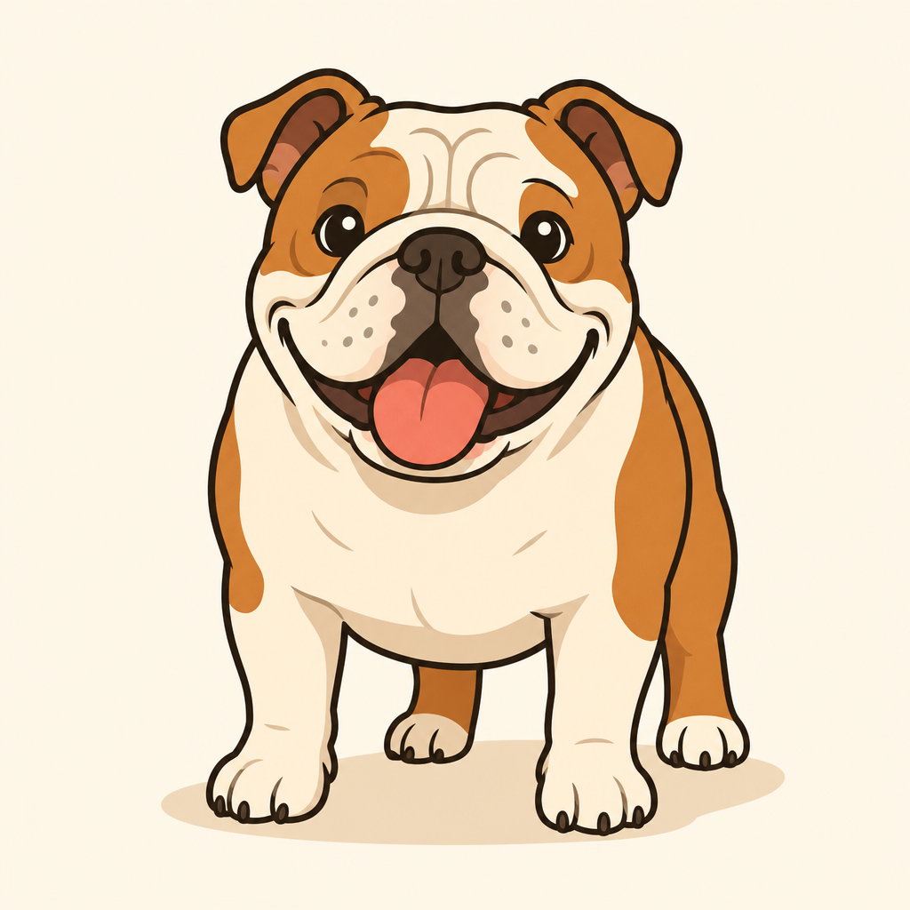 Illustration of a Bulldog