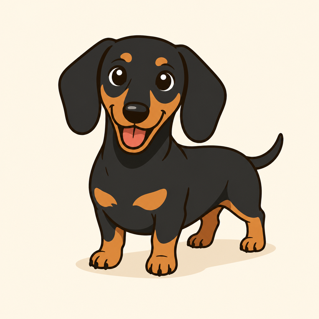 Illustration of a Dachshund