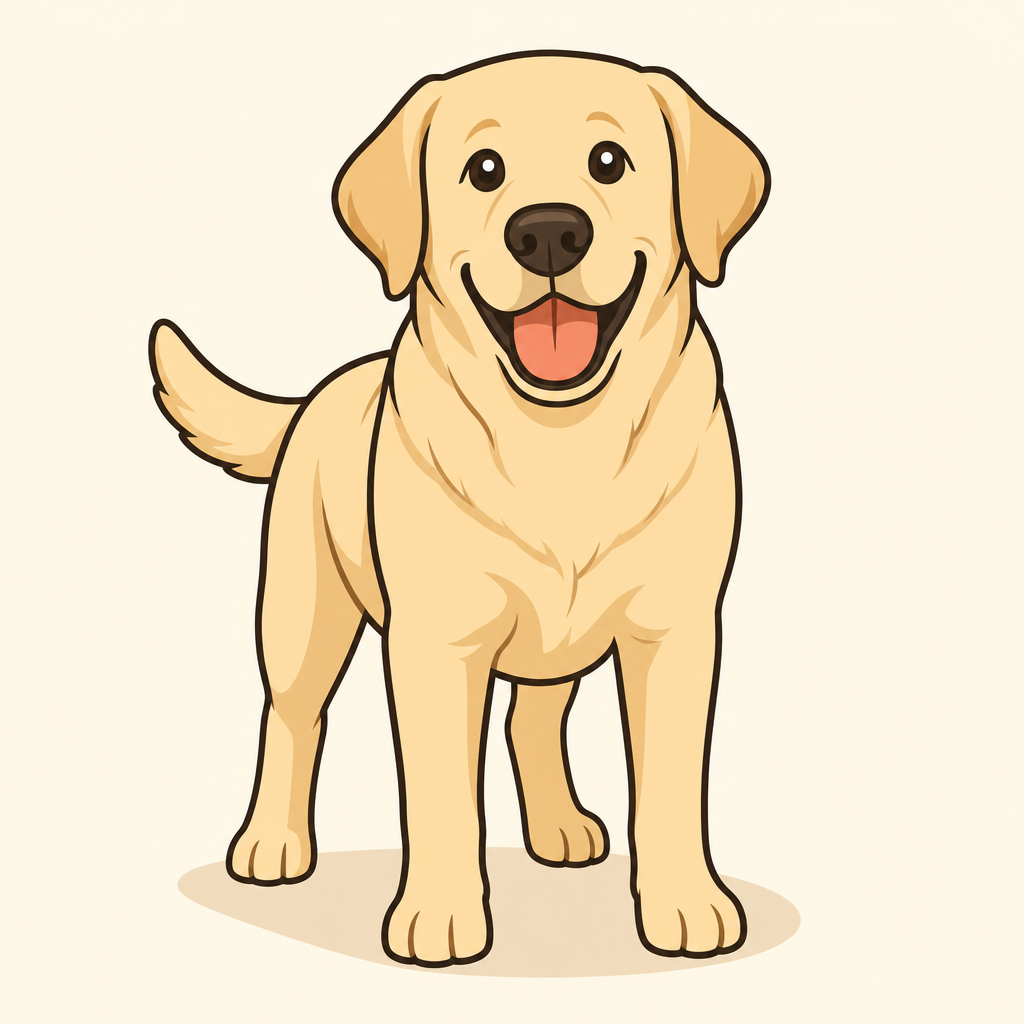 Illustration of a Labrador Retriever