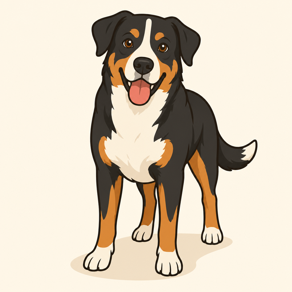 Illustration of a Large Mixed Breed
