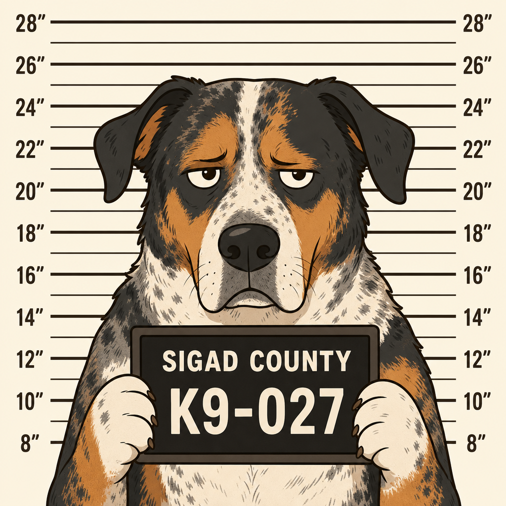 Mugshot of a Large Mixed Breed