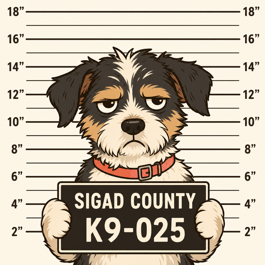 Mugshot of a Small Mixed Breed